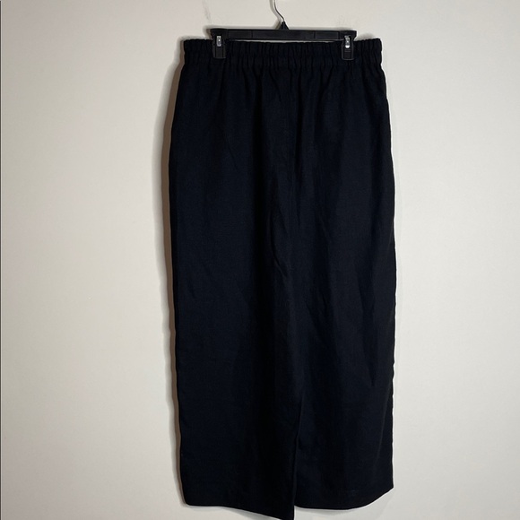 Madewell | Women’s Breezewoven Black Linen Pull On Pants Size Large NWT - Picture 5 of 8